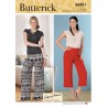 Butterick Sewing Pattern B6851 Misses' Semi-fitted Trousers Capris & Shorts