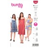 Burda Sewing Pattern 5996 Misses' Sun Dress Beach Cover Up