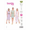 Burda Sewing Pattern 6009 Misses' Straight Cut Sleeveless Summer Dress