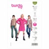 Burda Sewing Pattern 6024 Misses' Sporty Jacket or Dress with Cord String Waist