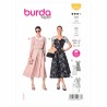 Burda Sewing Pattern 6042 Misses' Retro Looking Dress for Special Occasions