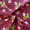 100% Cotton Fabric Christmas Delivery Santa Presents Xmas Festive 160cm Wide
