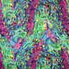 100% Cotton Patchwork Fabric Nutex Crazy Paua Shell Tribal Kiwi Psychedelic