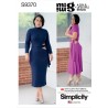 Simplicity Sewing Pattern S9370 Misses' Knit Dress Sleeve and Length Variations