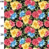 100% Cotton Poplin Fabric Rose & Hubble MacBeth Street Floral Flowers