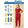 Made Easy Pull on Tops and Pants/Shorts Plus Size Simplicity Sewing Pattern 1446