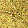 Cotton Jersey Fabric Fabulous Floral Waffle Flower Garden