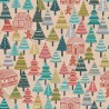 100% Cotton Fabric Lewis & Irene Christmas Tree Gingerbread Season Xmas Festive