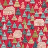 100% Cotton Fabric Lewis & Irene Christmas Tree Gingerbread Season Xmas Festive