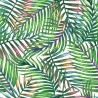 Water Repellent Fabric Canvas PU Coated Chartwell Outdoor Tropical Palm Leaves