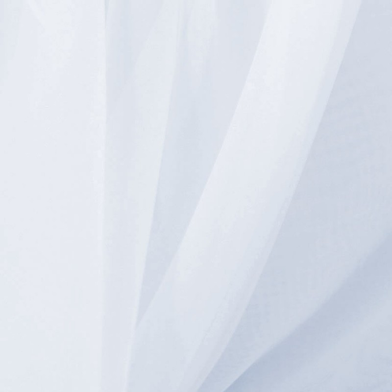 White Voile Fabric, Sheer Material