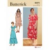 Butterick Sewing Pattern B6872 Misses' High-Waist Dress with Square Neckline
