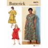 Butterick Sewing Pattern B6873 Misses' Wrap Dress With Extended Shoulders