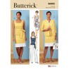 Butterick Sewing Pattern B6882 Misses' Open Front Short Jacket Dress Top