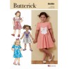 Butterick Sewing Pattern B6886 Childs A-line Dress with Centre Front Pleat