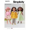 Simplicity Sewing Pattern S9378 14" Doll Clothes