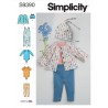 Simplicity Sewing Pattern S9390 Babies' Knit Layette