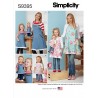 Simplicity Sewing Pattern S9395 Aprons for Misses, Children and 18″ Doll