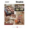 Simplicity Sewing Pattern S9397 Table Cloth Runners Place settings Autumn Theme
