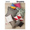 Simplicity Sewing Pattern S9402 Easy Cushions Different Sizes and Trims