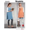 Simplicity Sewing Pattern S9409 Misses’ Aprons in four styles.