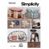 Simplicity Sewing Pattern S9446 Pet Crate Covers in Three Sizes Pet Accessories