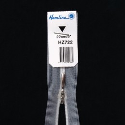 Hemline Transparent Concealed Zip