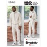 Simplicity Sewing Pattern S9458 Mimi G Men's Jacket and Jogger Bottoms
