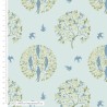 100% Cotton Fabric Voysey The Ornamental Tree Of Life Flying Birds Leaves