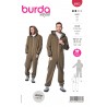 Burda Sewing Pattern 6065 Men's Loose Fitting Jumpsuits