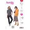 Burda Sewing Pattern 6067 Misses' Tops with Raglan Sleeves