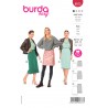 Burda Sewing Pattern 6073 Misses' Slim Skirt in 3 Lengths Elasticated Waistband