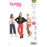 Burda Sewing Pattern 6085 Misses Semi-fitted Trousers with Leg Length Variations
