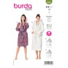 Burda Sewing Pattern 6094 Misses' Bathrobe with Hood