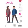 Burda Sewing Pattern 9272 Childrens' Unisex Top or Dress with Flared Skirt