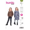 Burda Sewing Pattern 9274 Childrens Slip-on Dress or Top Gathered into High Yoke