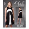 Vogue Sewing Pattern V1797 Misses' Layered Dress Close Fitting Through Bust