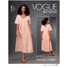 Vogue Sewing Pattern V1799 Misses' Very Loose-fitting Wide V- Neck Midi Dress