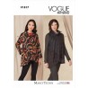 Vogue Sewing Pattern V1817 Misses' Jacket and Waistcoat, Marcy Tilton