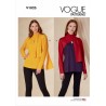 Vogue Sewing Pattern V1825 Misses' Petite Fitted Knit Top Scarf Neckline