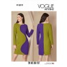 Vogue Sewing Pattern V1819 Misses' Fitted Lined Colourblock Sheath Dress