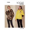 Vogue Sewing Pattern V1826 Misses' Oversized Raglan Sleeves With Hood