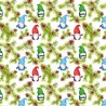 100% Cotton Digital Fabric Christmas Gonky Pine Gonk 140cm Wide