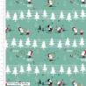 100% Cotton Fabric Snoopy Christmas Peanuts Jingle All The Way