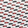 SALE 100% Cotton Fabric Minis Mini Car Cars Vehicles in Lines