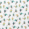 SALE 100% Cotton Fabric Playing Football Sports Premier League