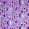 100% Cotton Fabric Little Johnny Halloween Monster Party