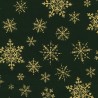 100% Cotton Fabric Rose & Hubble Christmas Traditional Snowflakes 135cm Wide