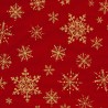 100% Cotton Fabric Rose & Hubble Christmas Traditional Snowflakes 135cm Wide