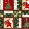 100% Cotton Fabric Rose & Hubble Christmas Icons Patchwork Xmas 135cm Wide